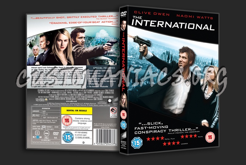 The International dvd cover