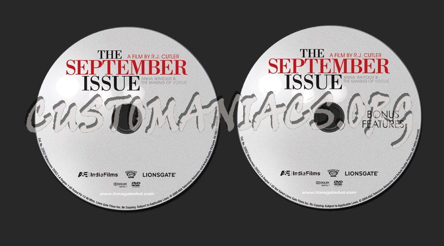 The September Issue dvd label