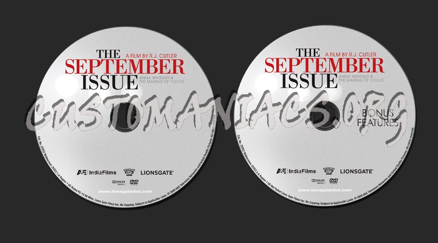 The September Issue dvd label