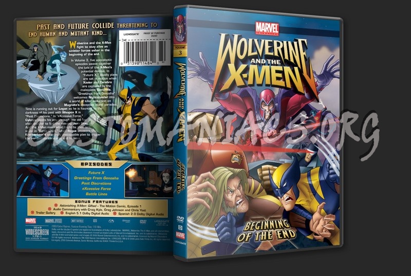 Wolverine and the X-Men Beginning of the End Volume 3 dvd cover