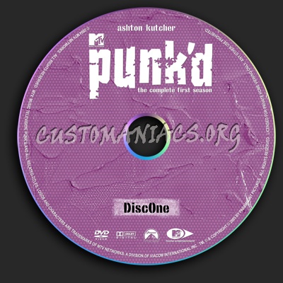 Punk'd - Season 1 dvd label