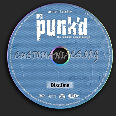 Punk'd - Season 2 dvd label