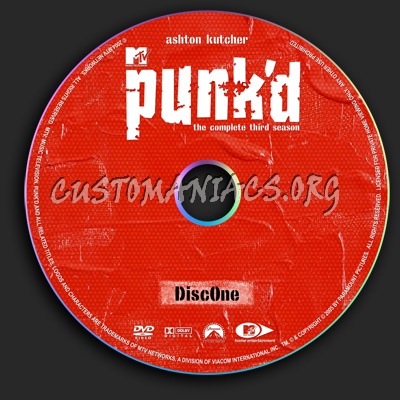 Punk'd - Season 3 dvd label