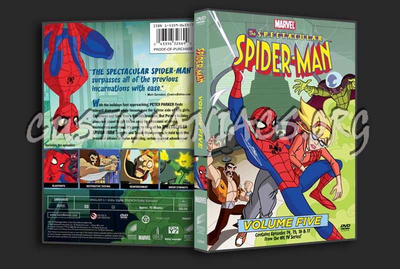 The Spectacular Spider-Man Volume 5 dvd cover