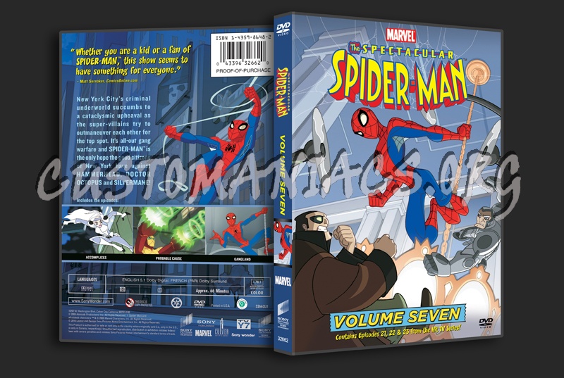 The Spectacular Spider-Man Volume 7 dvd cover