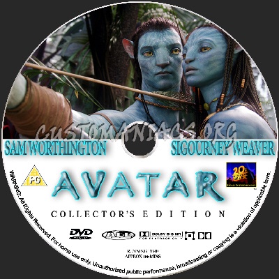 Avatar dvd label