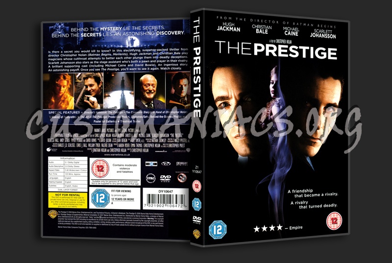 The Prestige dvd cover