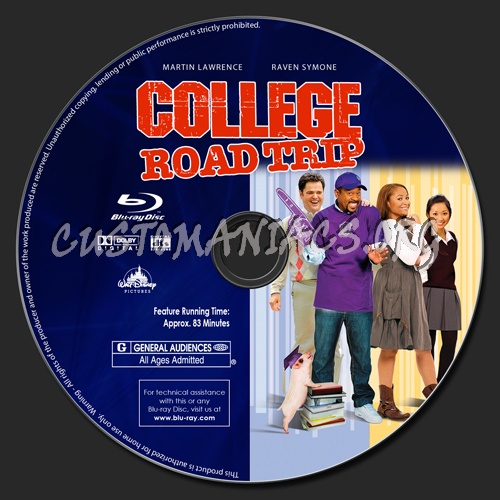 College Road Trip blu-ray label