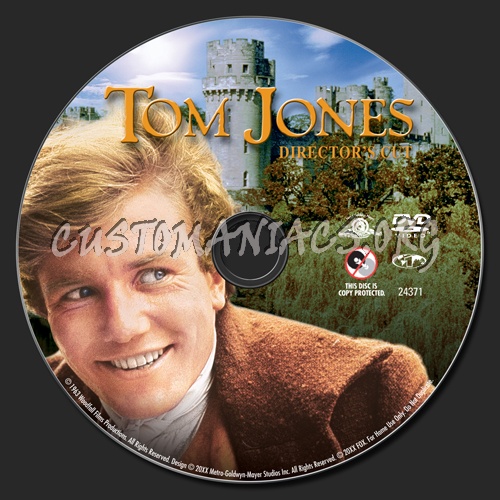 Tom Jones dvd label