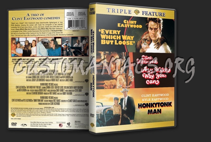 Every Which Way But Loose / Any Which Way You Can / Honkytonk Man dvd cover