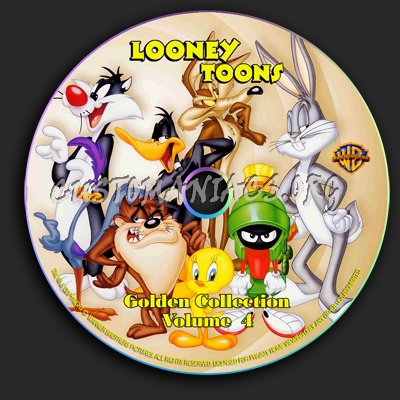 Looney Tunes dvd label