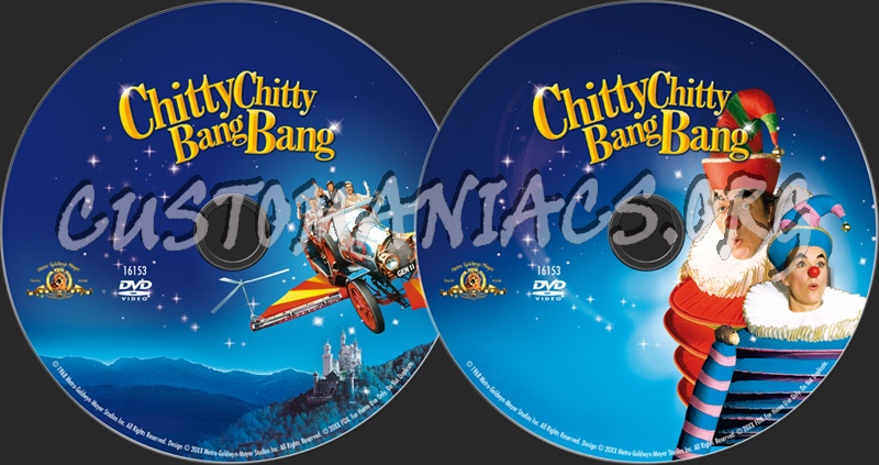 Chitty Chitty Bang Bang dvd label
