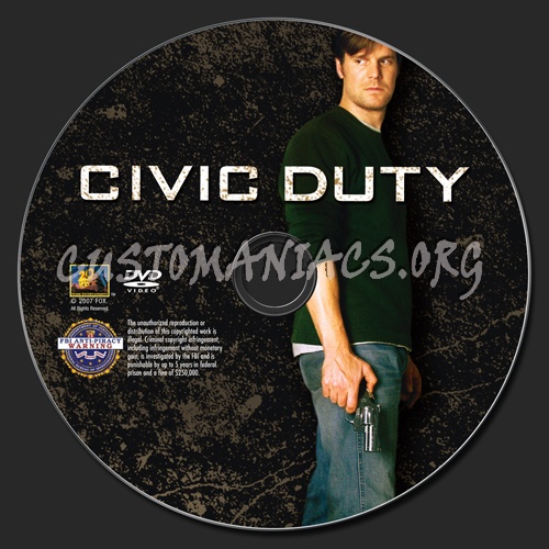 Civic Duty dvd label