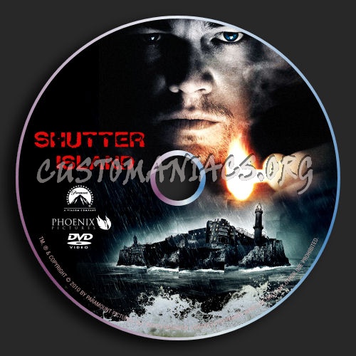 Shutter Island dvd label