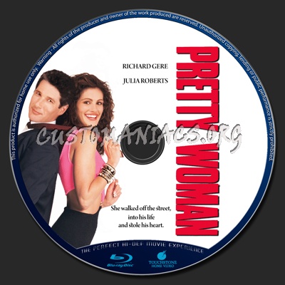 Pretty Woman blu-ray label