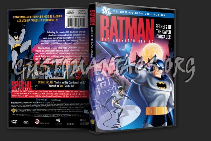 Batman: The Animated Series - Secrets of the Caped Crusader dvd cover