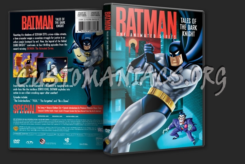 Batman: The Animated Series - Tales of The Dark Knight dvd cover - DVD  Covers & Labels by Customaniacs, id: 87670 free download highres dvd cover
