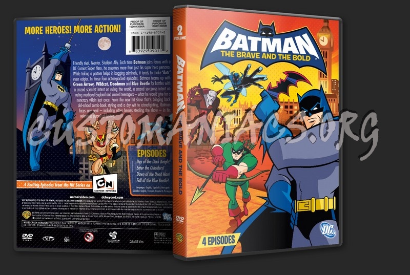 Batman: The Brave and the Bold Vol. 2 dvd cover