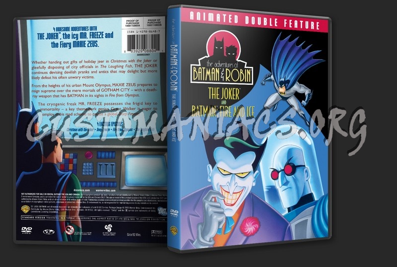 The Adventures of Batman & Robin - The Joker / Batman : Fire and Ice dvd cover