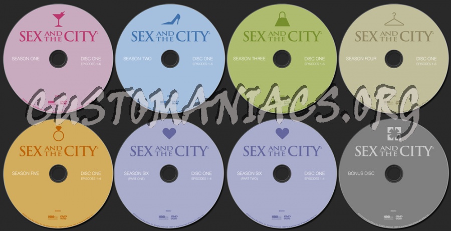 Sex and the City: The Complete Series dvd label