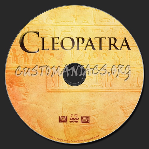 Cleopatra (1963) dvd label