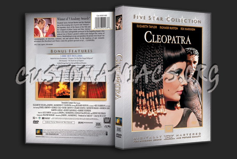 Cleopatra (1963) dvd cover