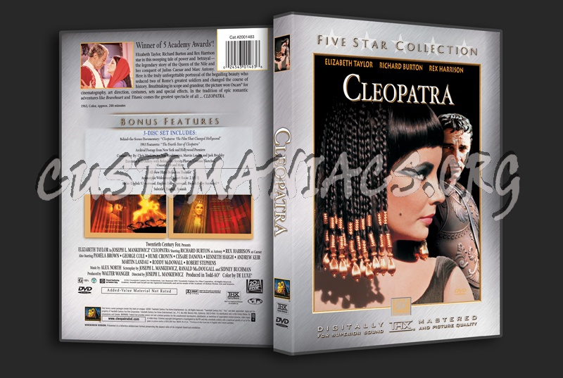 Cleopatra (1963) dvd cover
