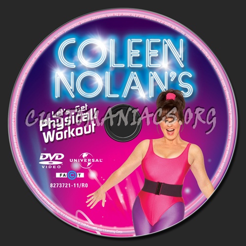 Coleen Nolan's Let's Get Physical! Workout dvd label