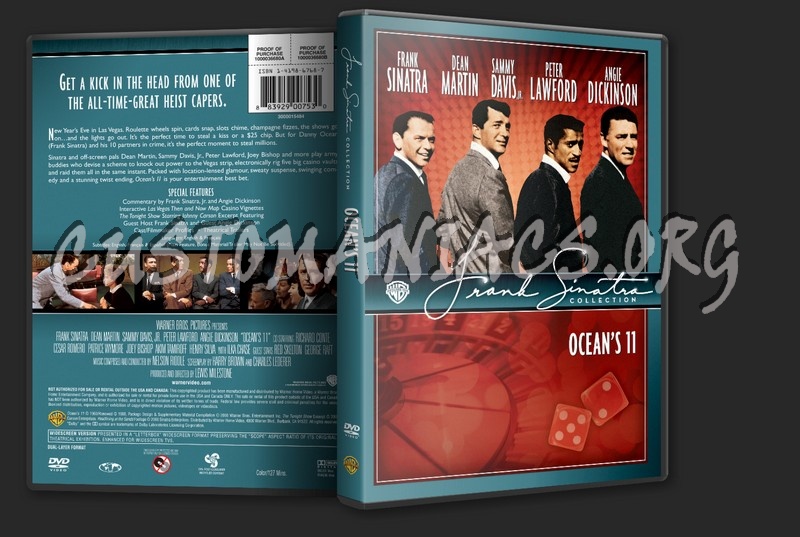 Ocean's Eleven (1960) dvd cover