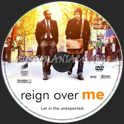 Reign Over Me dvd label