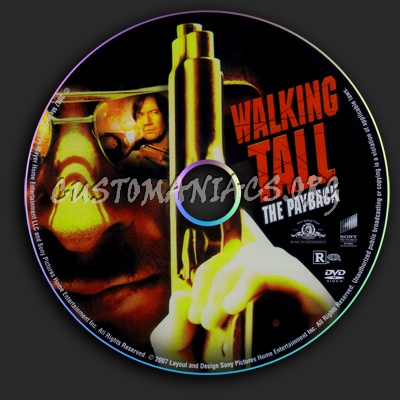 Walking Tall - The Payback dvd label