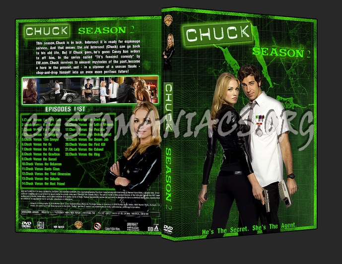 Chuck Season 2 dvd cover