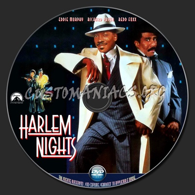 Harlem Nights dvd label