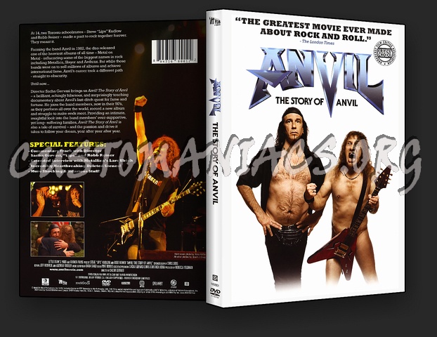 Anvil The Story of Anvil dvd cover