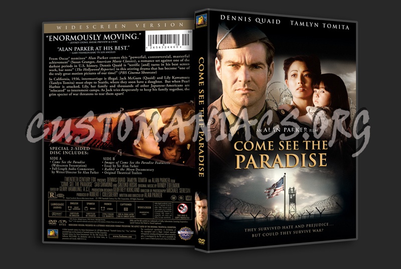 Come See The Paradise dvd cover