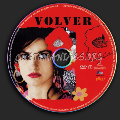 Volver dvd label