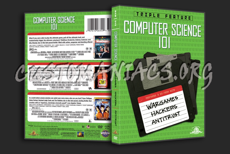 Computer Science 101: War Games / Hackers / Anti Trust dvd cover