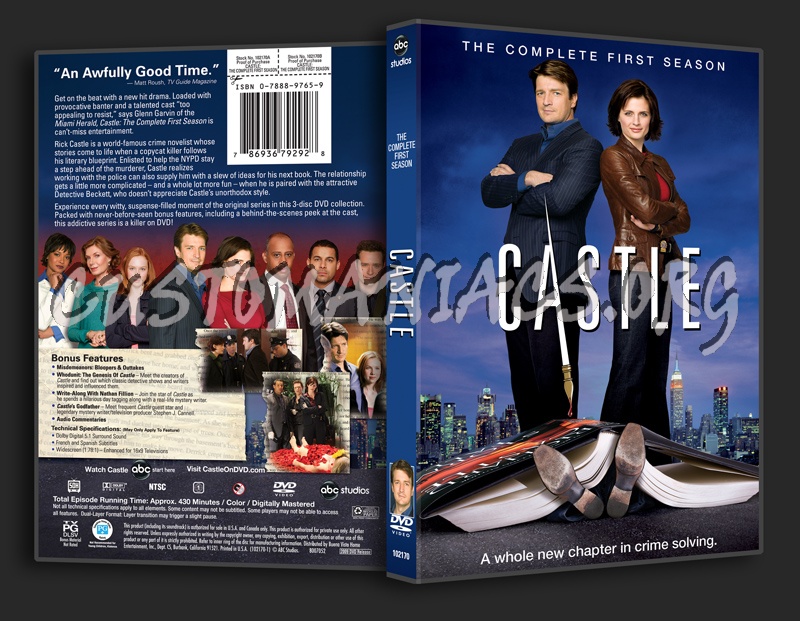 Castle Season 1 dvd cover