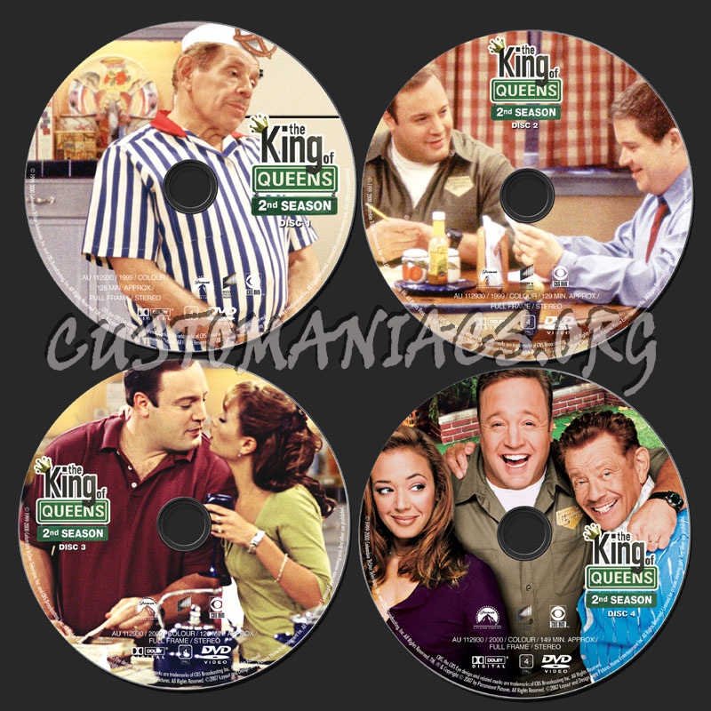 The King of Queens Season 2 dvd label