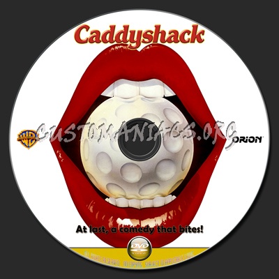 Caddyshack dvd label