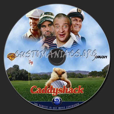 Caddyshack blu-ray label