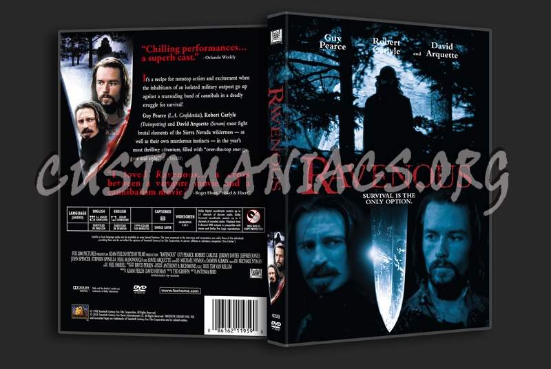 Ravenous dvd cover