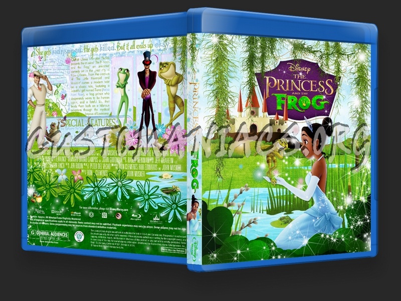 The Princess and the Frog blu-ray cover