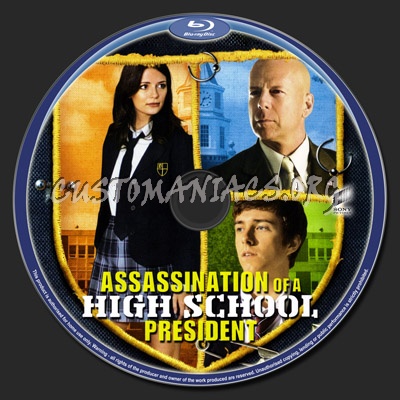 Assassination Of A High School President blu-ray label