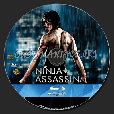 Ninja Assassin blu-ray label