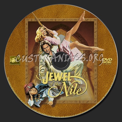 Jewel of the Nile dvd label