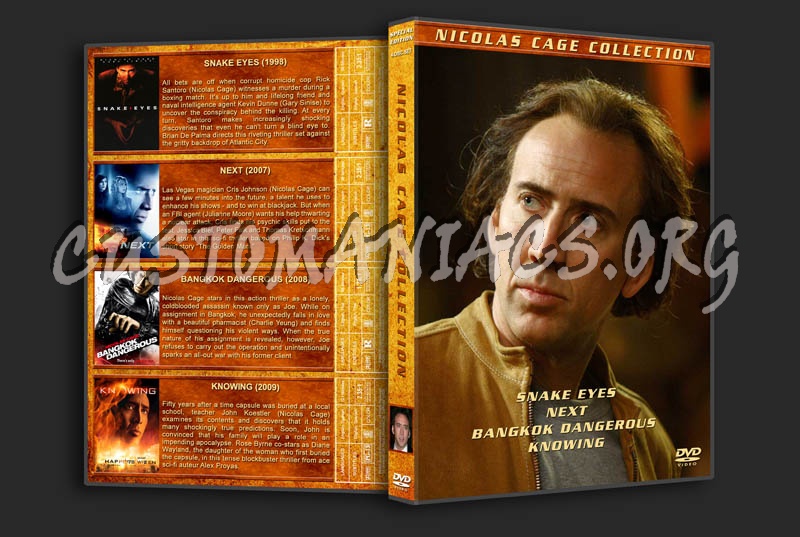 Nicolas Cage Collection dvd cover