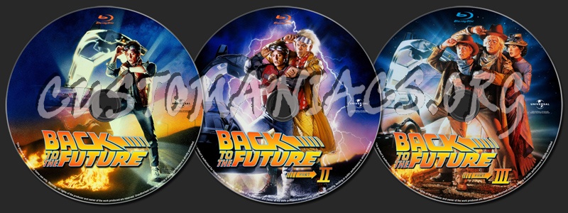 Back to the Future Collection blu-ray label