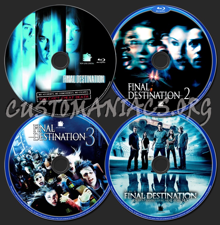 Final Destination Collection blu-ray label