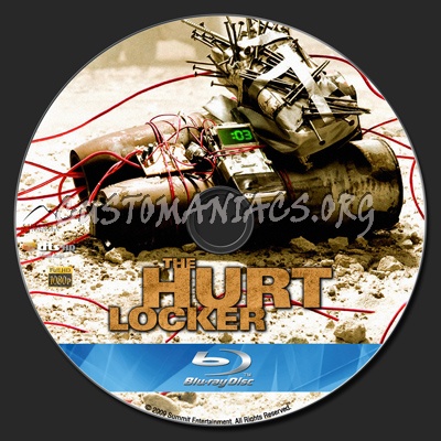 The Hurt Locker blu-ray label